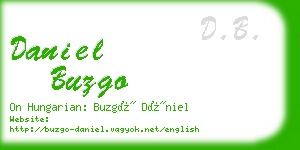 daniel buzgo business card